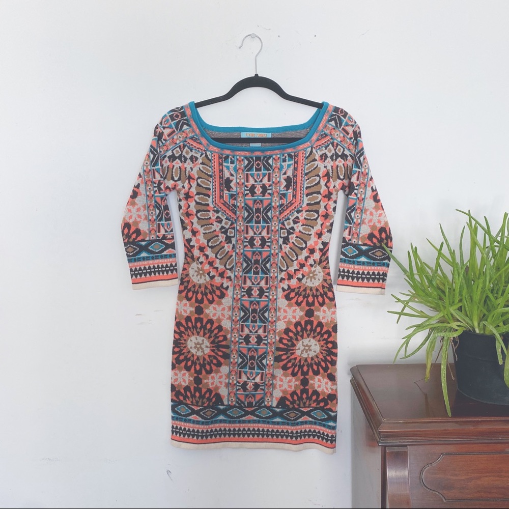 flying tomato patterned dress